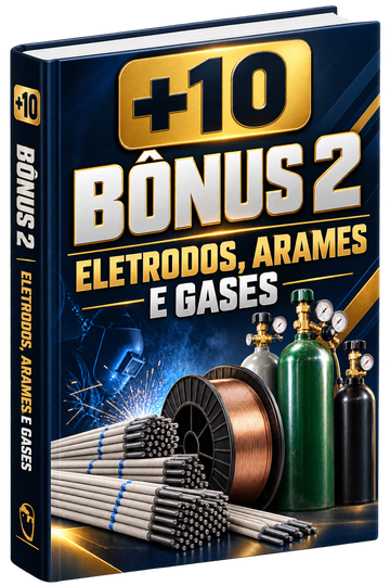 Capa transparente +10 Bônus 2 Eletrodos, Arames e Gases